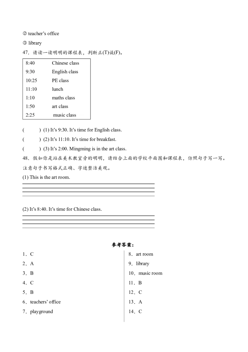 Unit1（知识清单）-（人教PEP版）_期末总复习-K164
