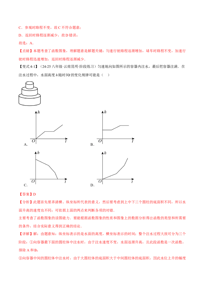 专题19.8一次函数全章专项复习（3大考点12种题型）（举一反三）（人教版）（教师版）_初中数学_八年级数学下册（人教版）_母题专项-U66_2025版