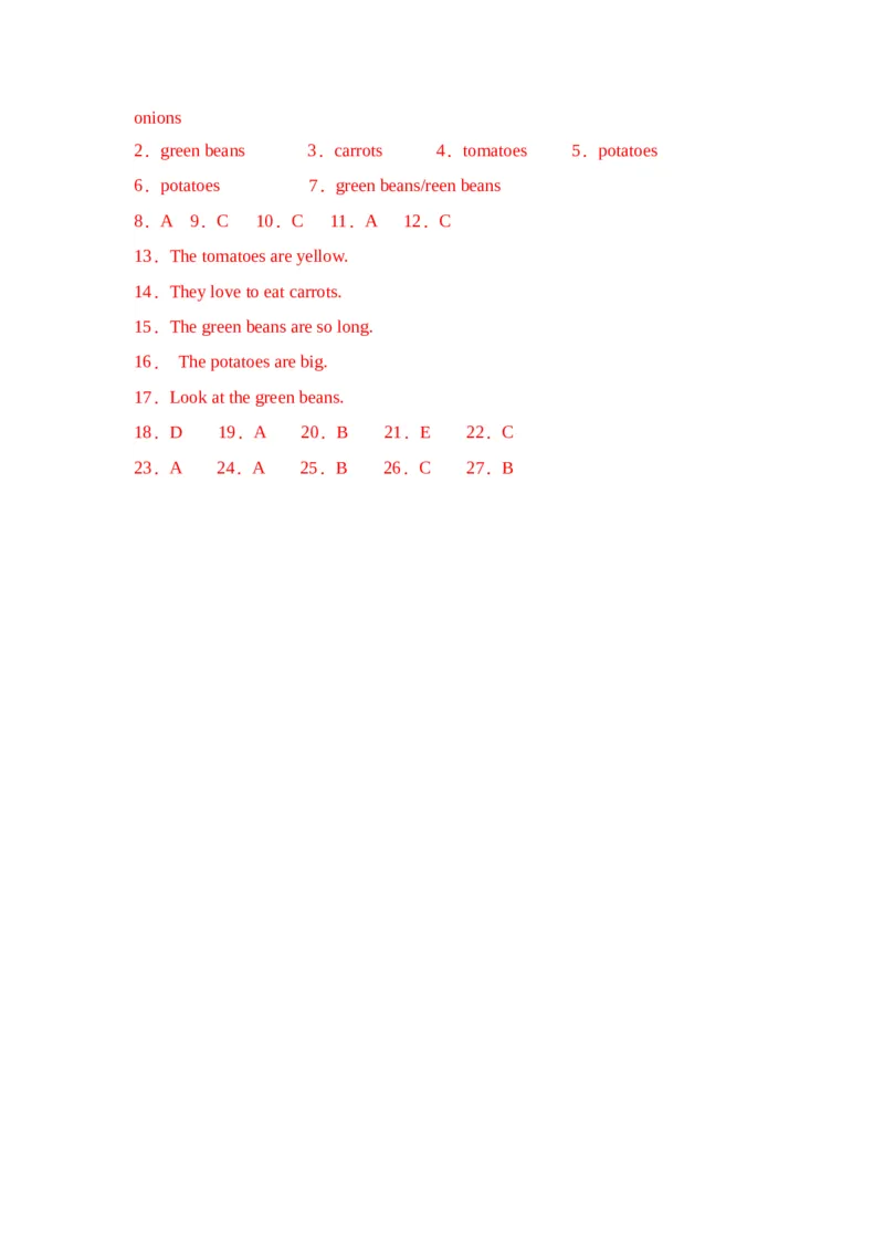 Unit4第2课时（分层作业）PartALet'slearn&Let'schant-（人教PEP版）_同步练习