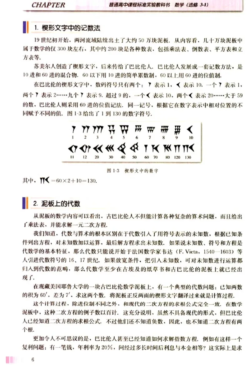 高中数学A版选修3-1数学史选讲_高中课本电子全科人教版语数英政历地物化生必修选修全套课本PPT_高中数学A版