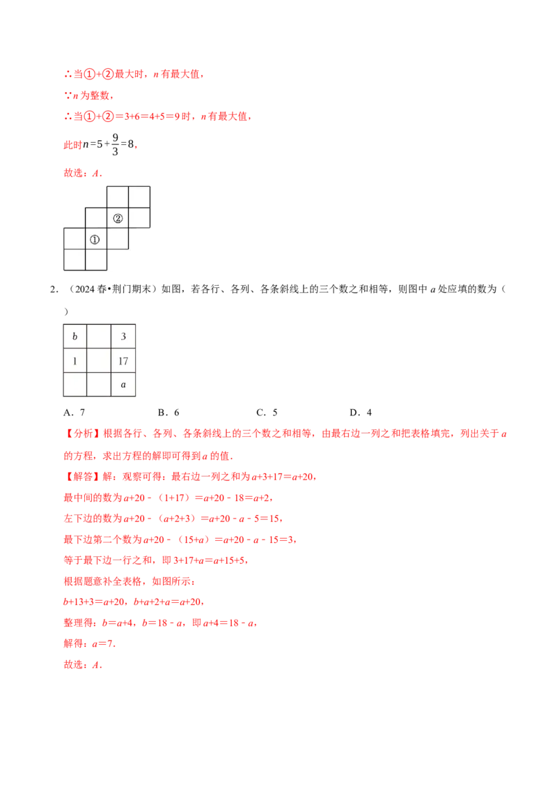 专题2.2有理数的运算全章十二类必考点（必考点分类集训）（人教版2024）（教师版）_初中数学_七年级数学上册（人教版）_考点分类必刷题-U181