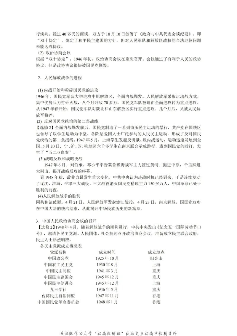 通史知识高中历史复习通史知识整合_高中全科精选资料包_历史精选资料包_资料干货