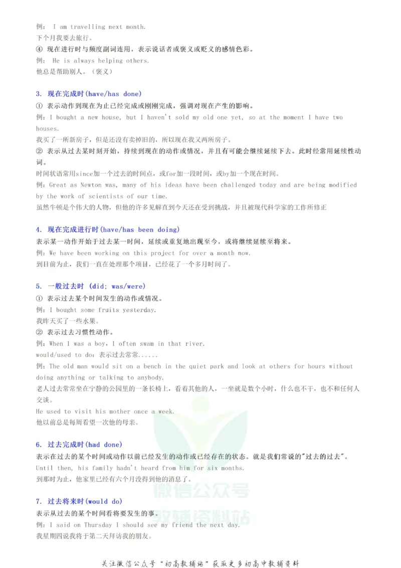语法英语十六大时态用法大集合，考试必备！_高中全科精选资料包_英语精选资料包_资料干货