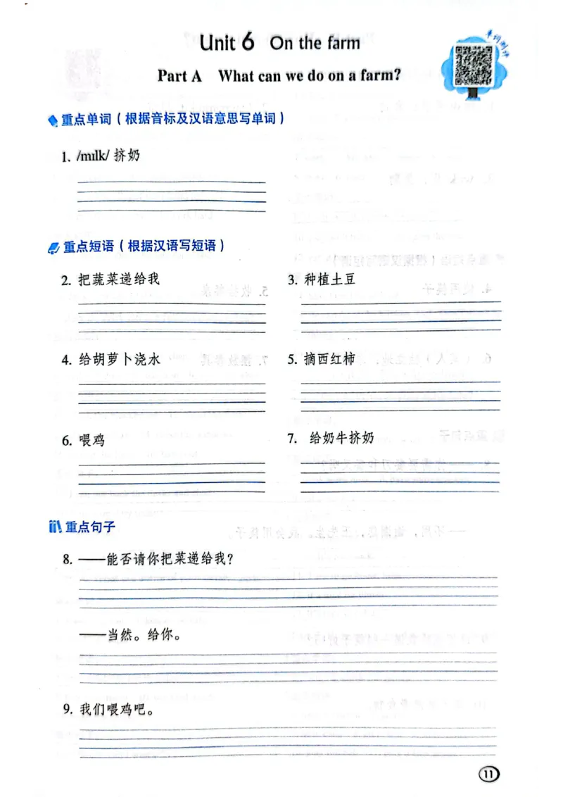 四下典中点内册基础默写本（含默写本答案）_21练习题+试卷合集多套完整版_2026春典中点