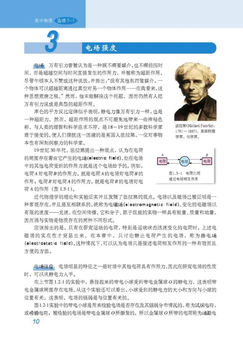 高中物理选修3-1_高中课本电子全科人教版语数英政历地物化生必修选修全套课本PPT_高中物理