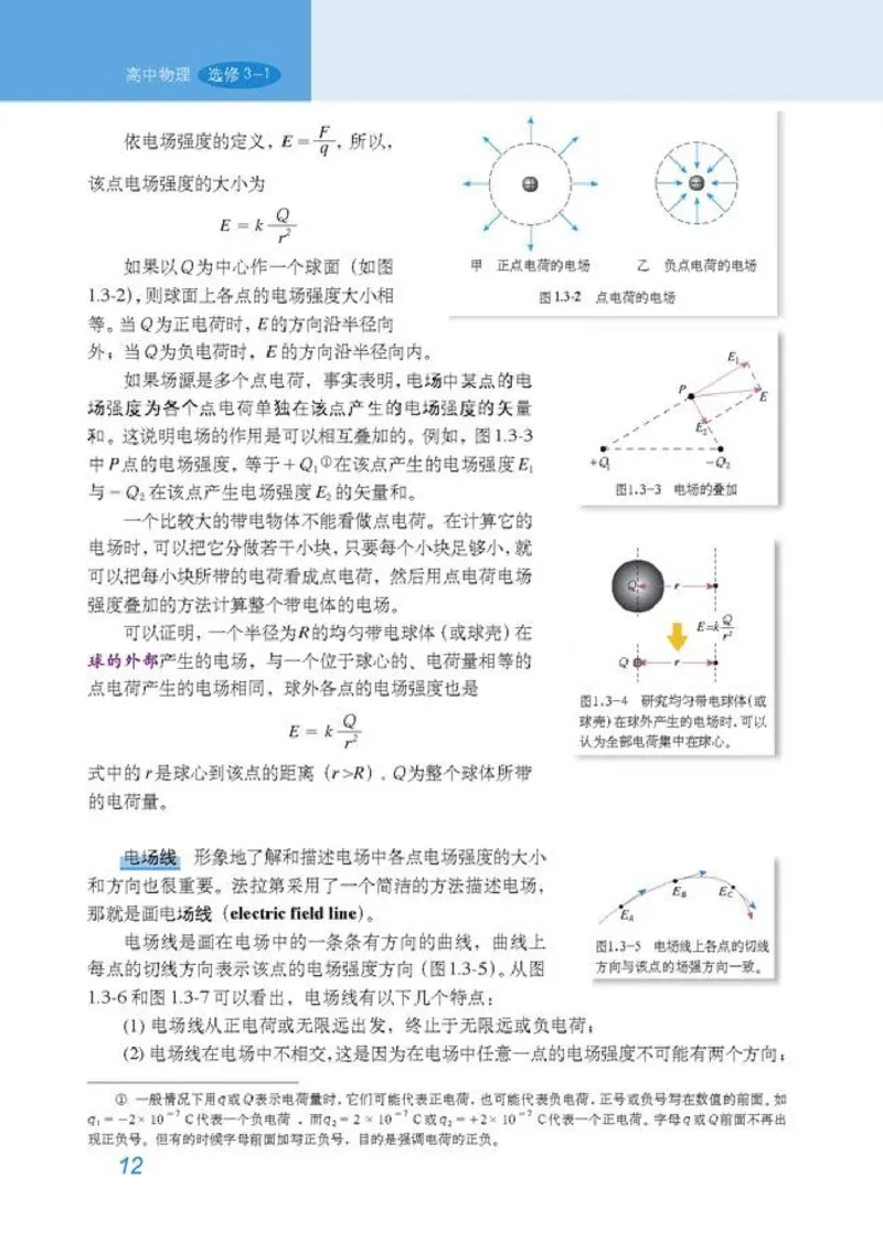 高中物理选修3-1_高中课本电子全科人教版语数英政历地物化生必修选修全套课本PPT_高中物理