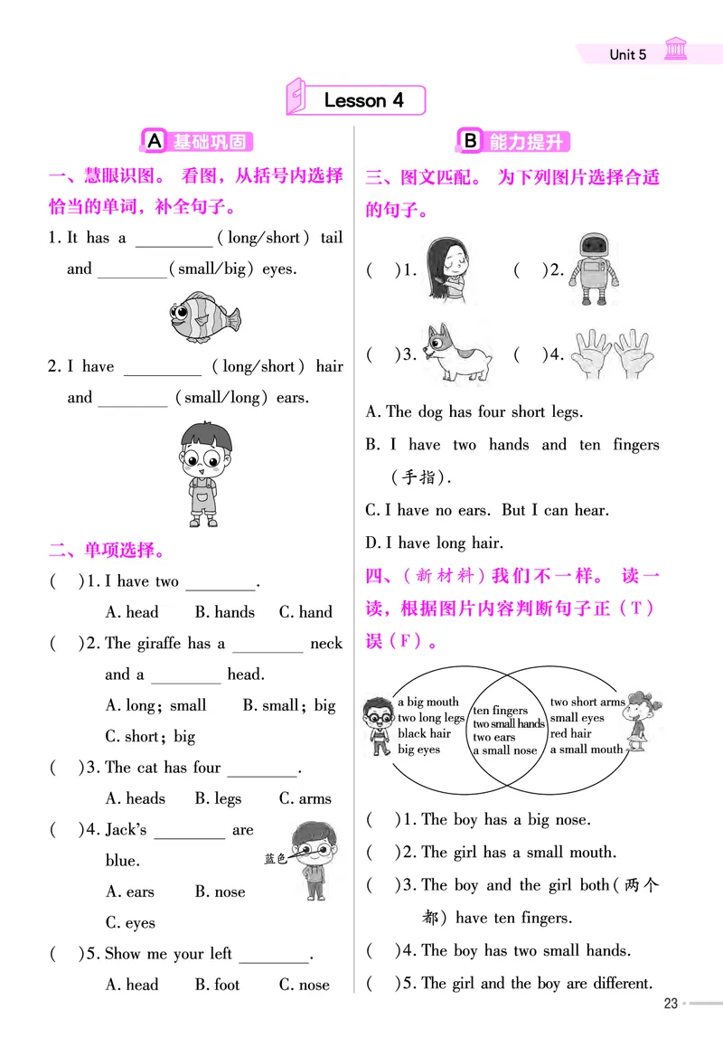 25版英语JJ3上-练习帮_21练习题+试卷合集多套完整版_-26春《练习帮》_英语《练习帮》3-6上下册（冀教版）_3-6上册