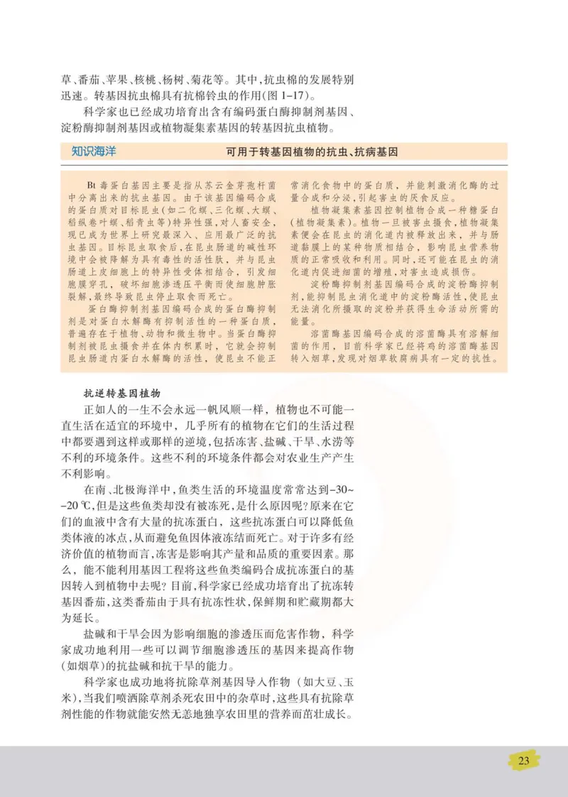 生物选修3现代生物科技专题_高中课本电子全科人教版语数英政历地物化生必修选修全套课本PPT_高中课本苏教版_高中生物苏教版