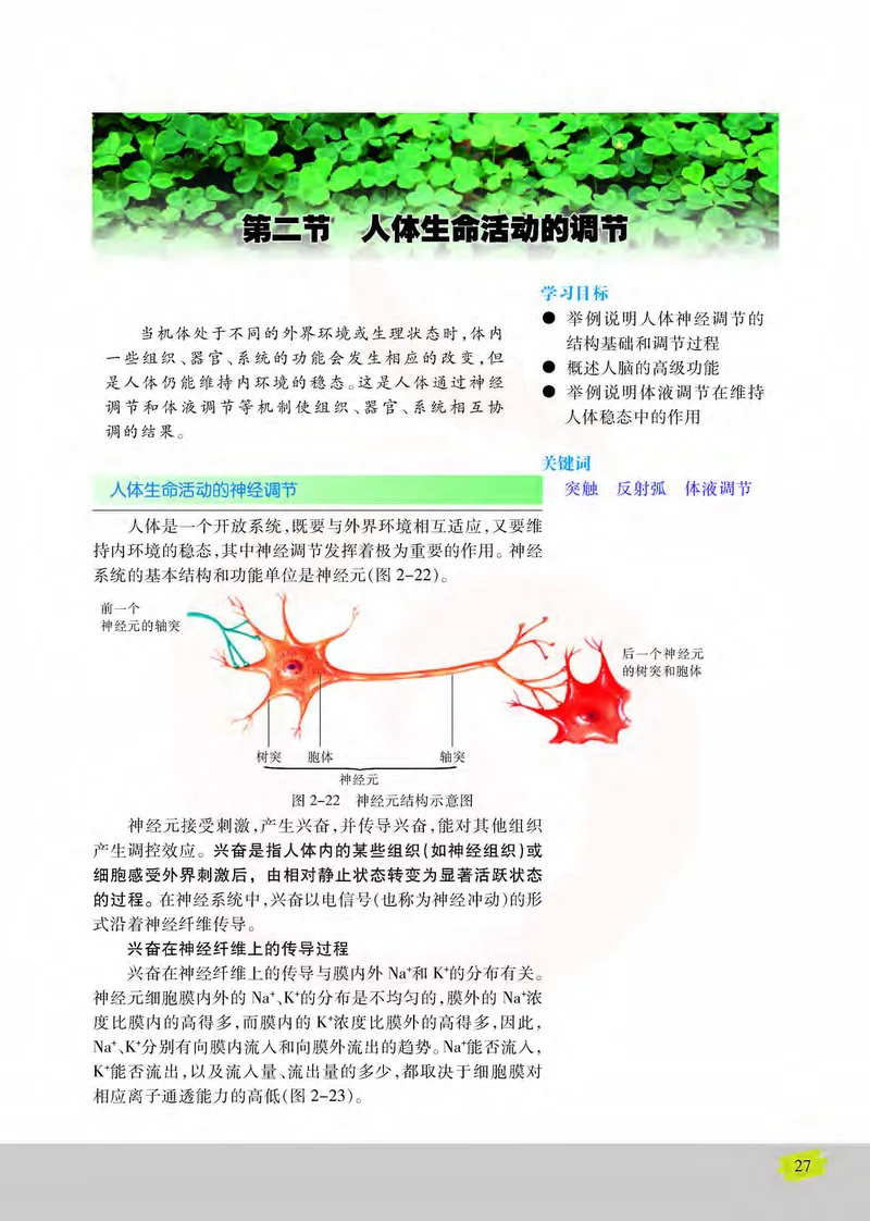 生物3必修稳态与环境_高中课本电子全科人教版语数英政历地物化生必修选修全套课本PPT_高中课本苏教版_高中生物苏教版