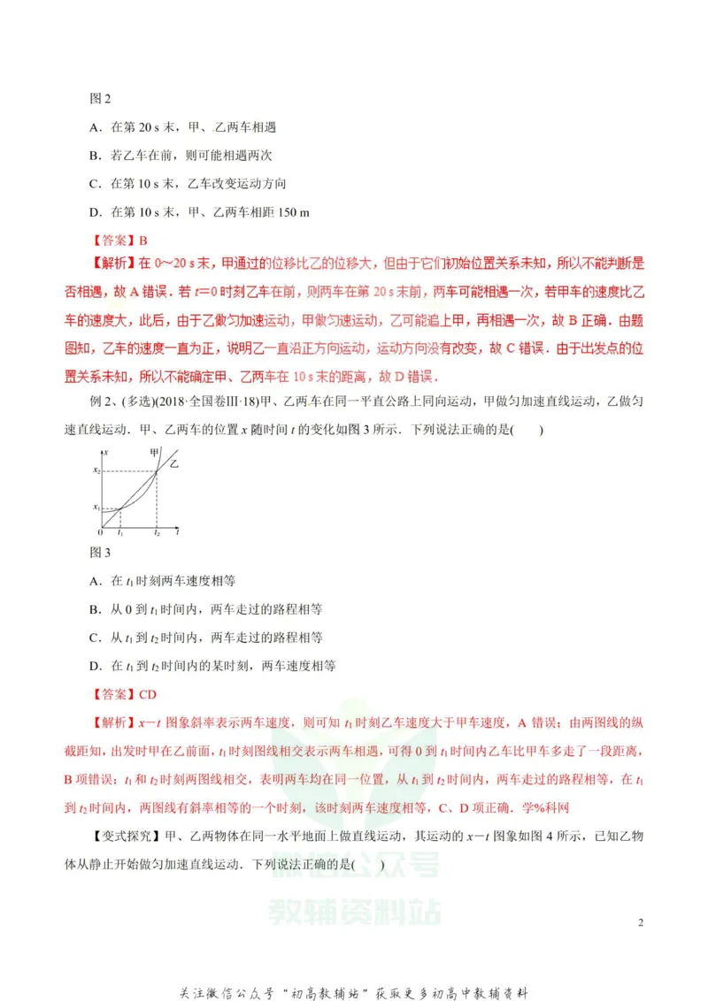 高考物理-物理图象解题方法与技巧_高中全科精选资料包_物理精选资料包_解题技巧