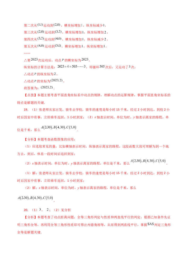 专题19.5函数的图象（分层练习）（基础练）-（人教版）_初中数学_八年级数学下册（人教版）_专题突破练习-V4