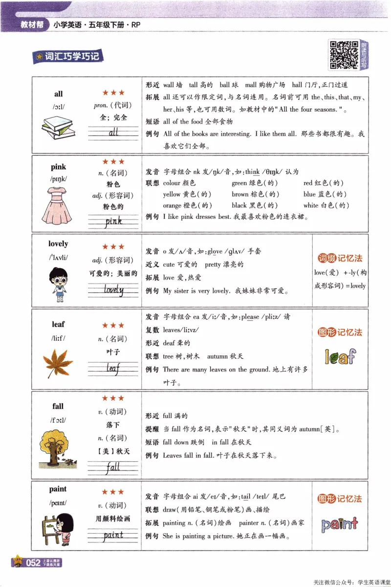 2026春《教材帮》人教英语PEP5下_21练习题+试卷合集多套完整版_-26春《教材帮》_3-6下册_26春五下新课预习英语