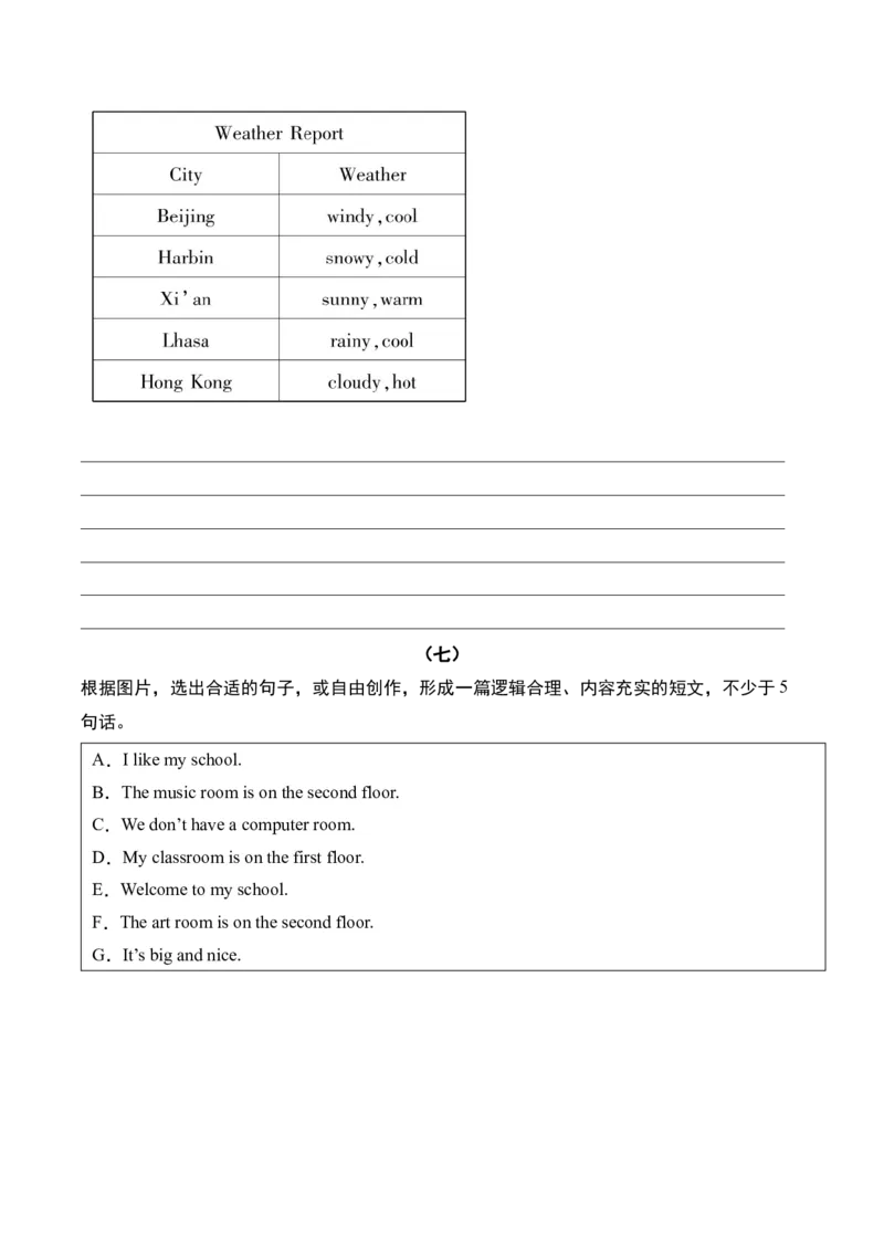 专题10书面表达7篇（专项训练）-（人教PEP版）_期末总复习-K164