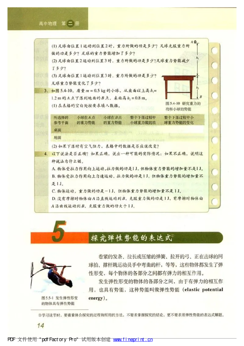 高中物理必修2_高中课本电子全科人教版语数英政历地物化生必修选修全套课本PPT_高中物理