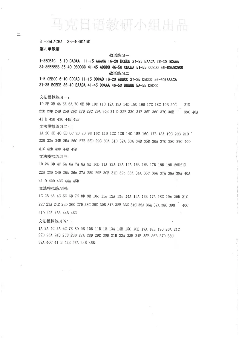 高考日语考点全掌握2018级_高中课本电子全科人教版语数英政历地物化生必修选修全套课本PPT_高中日语_2.考试专项2018级PDF