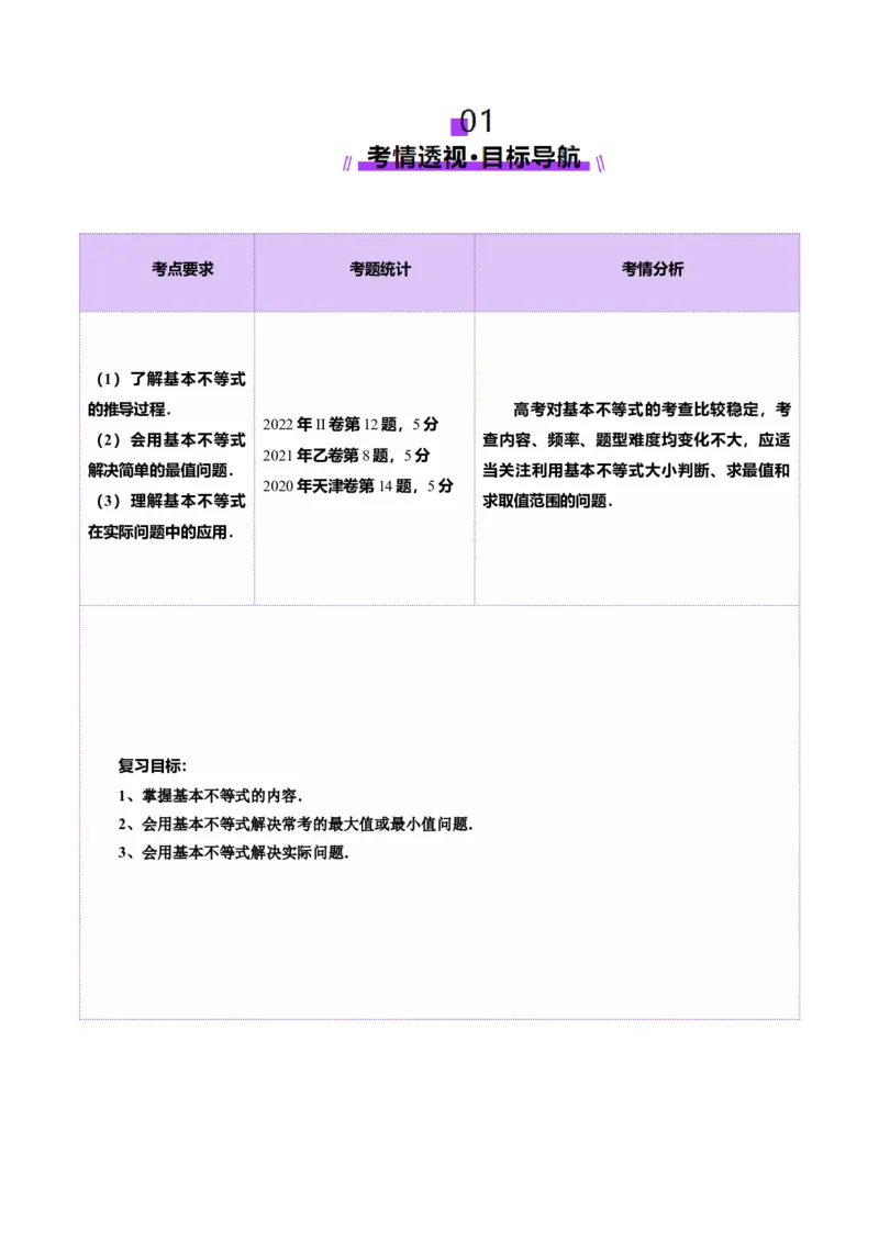 第04讲基本不等式及其应用（十八大题型）（讲义）（解析版）_2.2025数学总复习_2025年新高考资料_一轮复习_2025年高考数学一轮复习讲练测（新教材新高考，含2024高考真题）