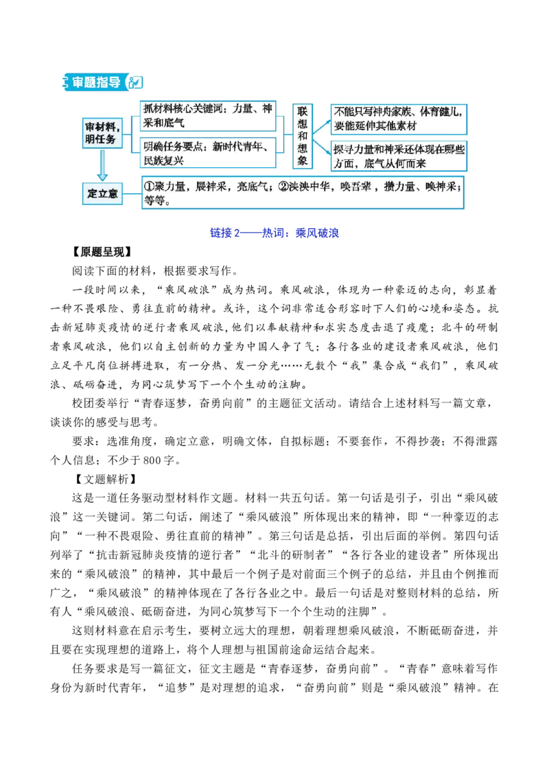 专题02：&ldquo;年度热词&rdquo;主题作文导写-（统编版必修上册）_高语_高中语文_必修上册_单元写作_第八单元语言家园