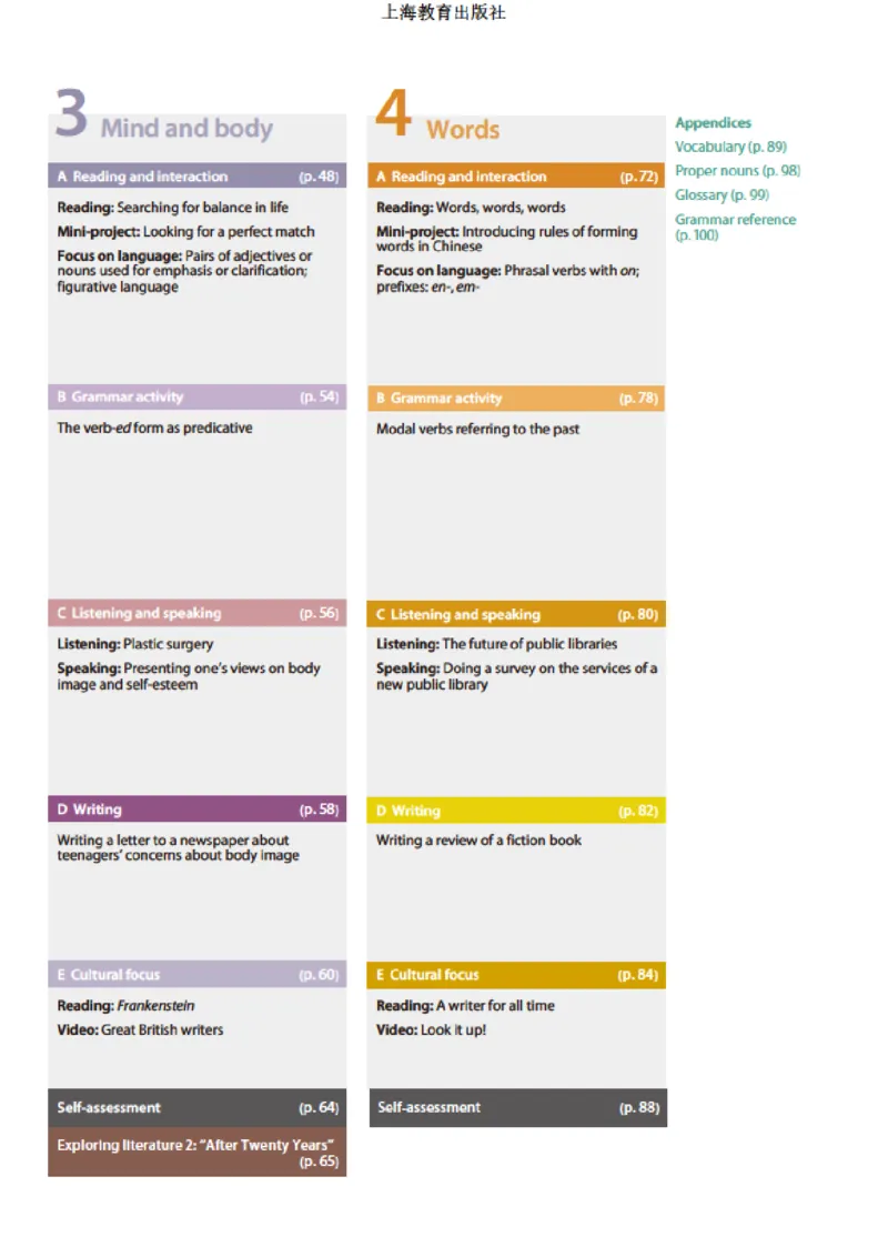 沪教版英语选修第三册高清教材_高中课本电子全科人教版语数英政历地物化生必修选修全套课本PPT_高中全套_全部版本&bull;高中英语电子课本_沪教版高中英语电子课本