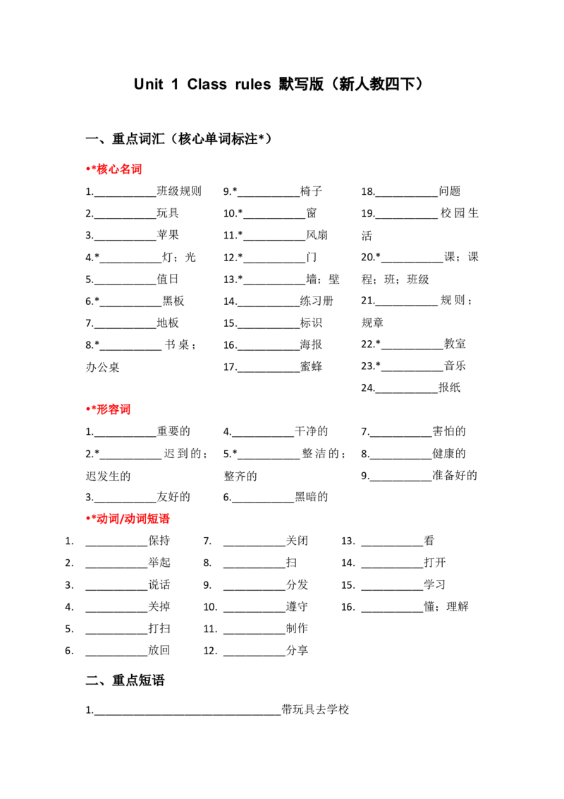 U1知识清单_07知识清单（全册）_知识清单扩展（参考）