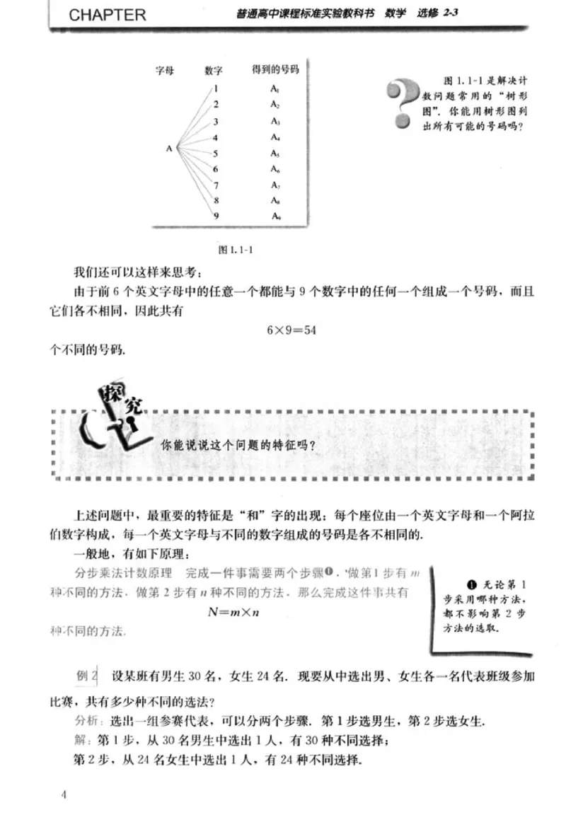高中数学A版选修2-3排列随机变量统计案例_高中课本电子全科人教版语数英政历地物化生必修选修全套课本PPT_高中数学A版