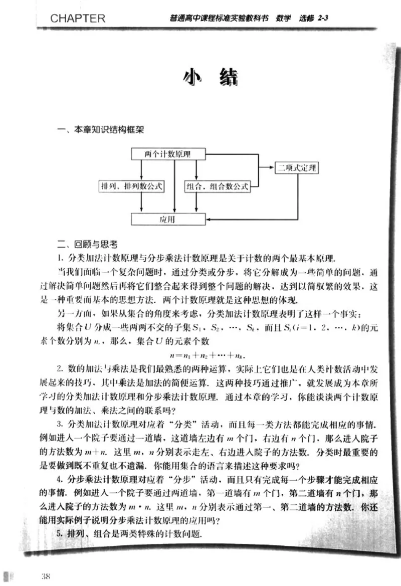 高中数学A版选修2-3排列随机变量统计案例_高中课本电子全科人教版语数英政历地物化生必修选修全套课本PPT_高中数学A版