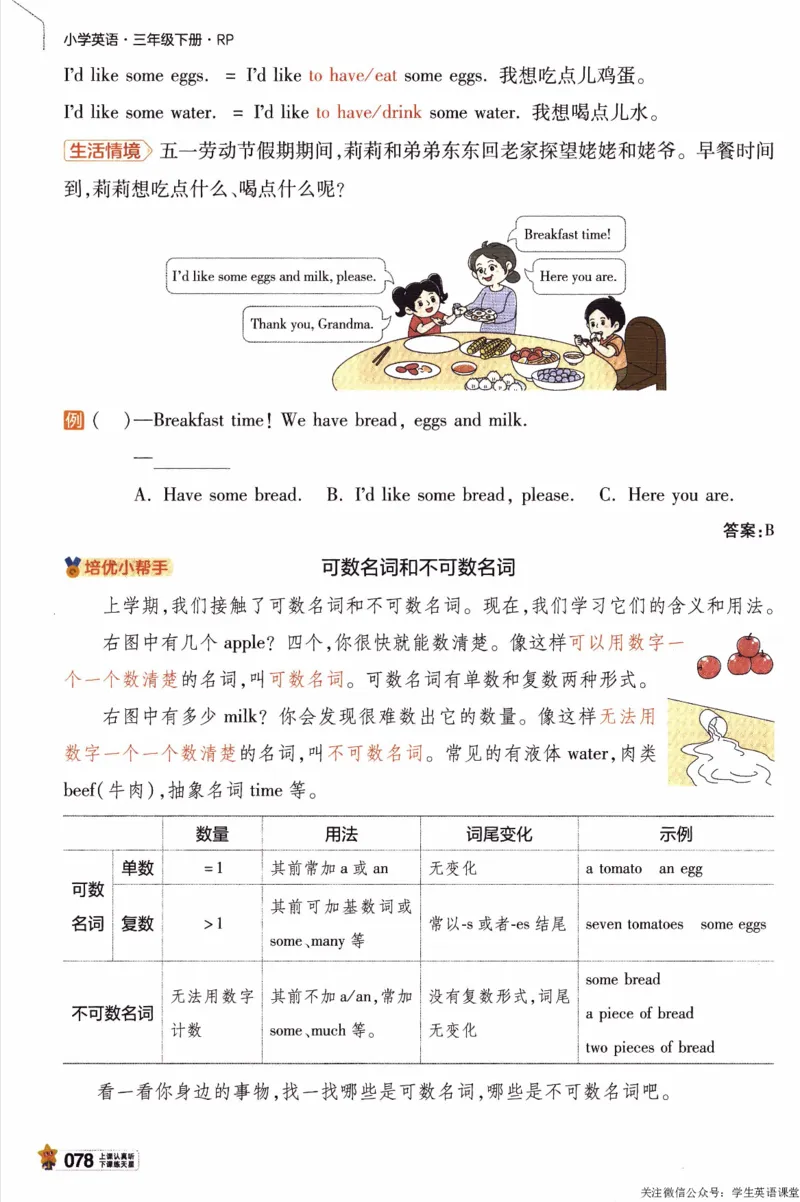 2026春《教材帮》人教英语PEP3下_21练习题+试卷合集多套完整版_-26春《教材帮》_3-6下册_26春三下新课预习英语