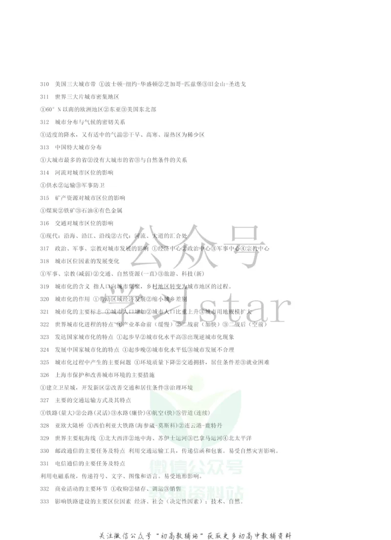 高中地理690个知识点汇总_高中全科精选资料包_地理精选资料包_资料干货