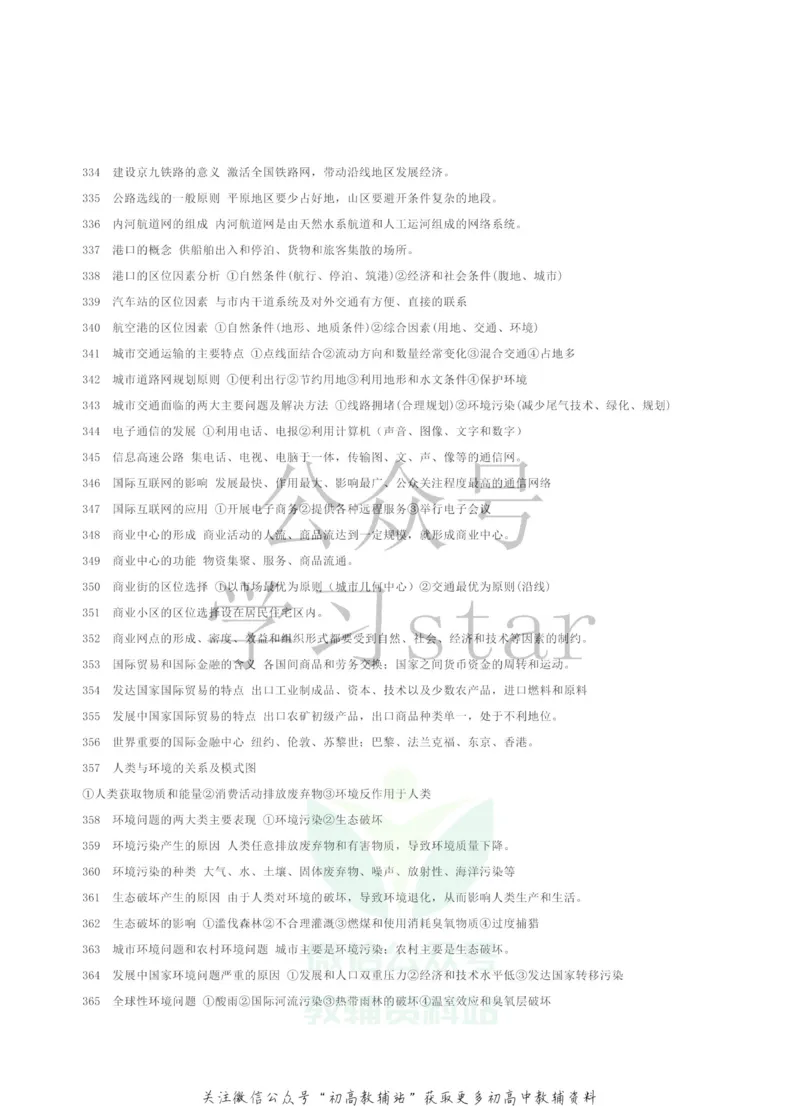 高中地理690个知识点汇总_高中全科精选资料包_地理精选资料包_资料干货