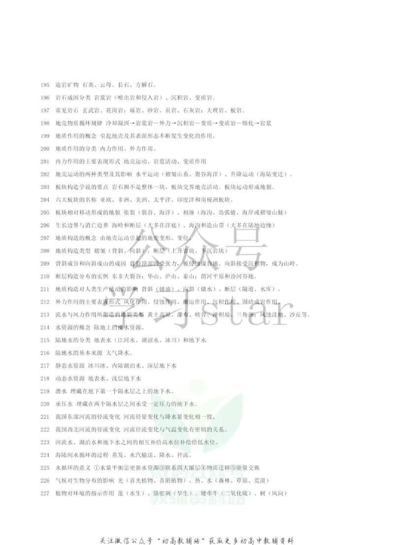高中地理690个知识点汇总_高中全科精选资料包_地理精选资料包_资料干货