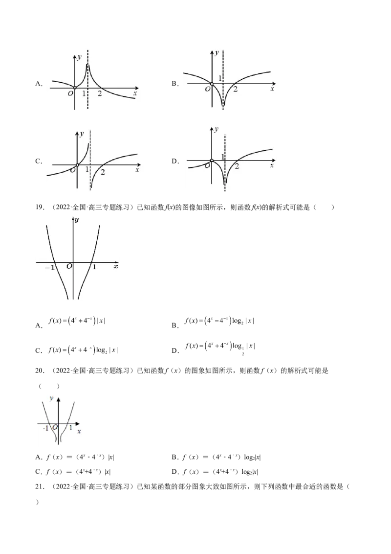 第04讲函数的图象（原卷版）_2.2025数学总复习_赠品通用版（老高考）复习资料_一轮复习_通用版2023届数学高考一轮教案（Word版，含解析）