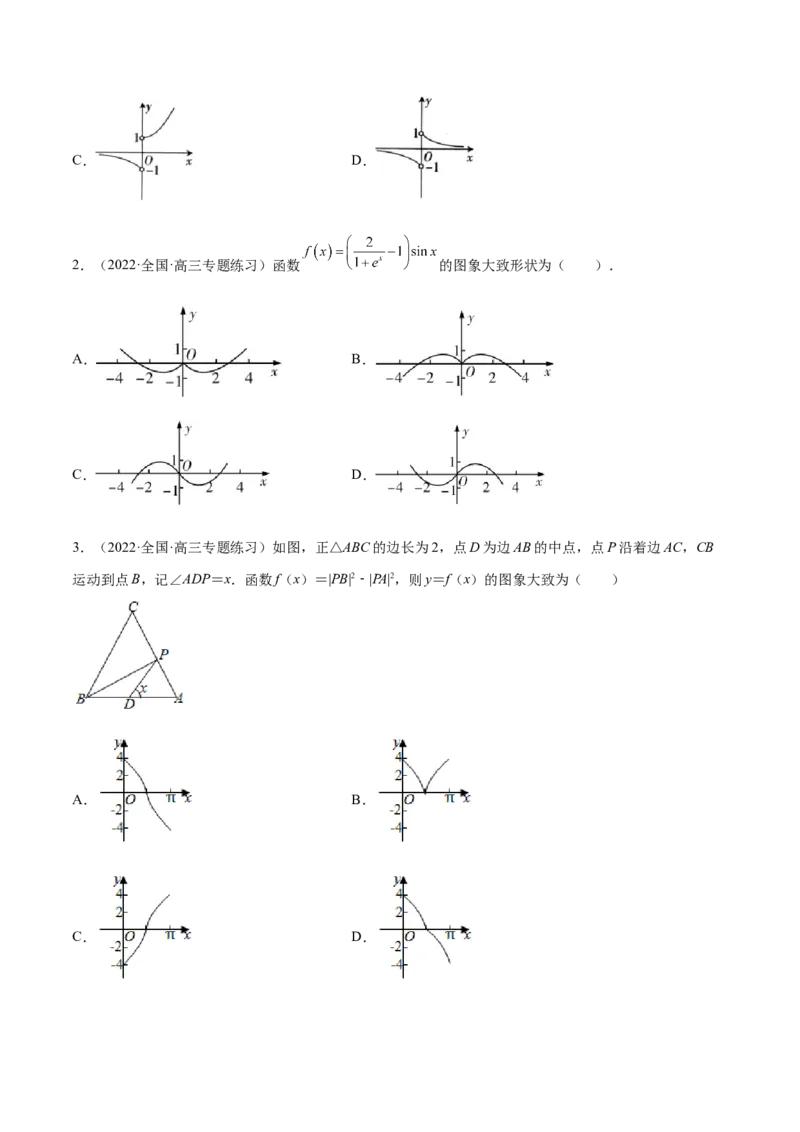 第04讲函数的图象（原卷版）_2.2025数学总复习_赠品通用版（老高考）复习资料_一轮复习_通用版2023届数学高考一轮教案（Word版，含解析）