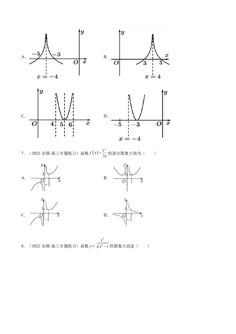 第04讲函数的图象（原卷版）_2.2025数学总复习_赠品通用版（老高考）复习资料_一轮复习_通用版2023届数学高考一轮教案（Word版，含解析）