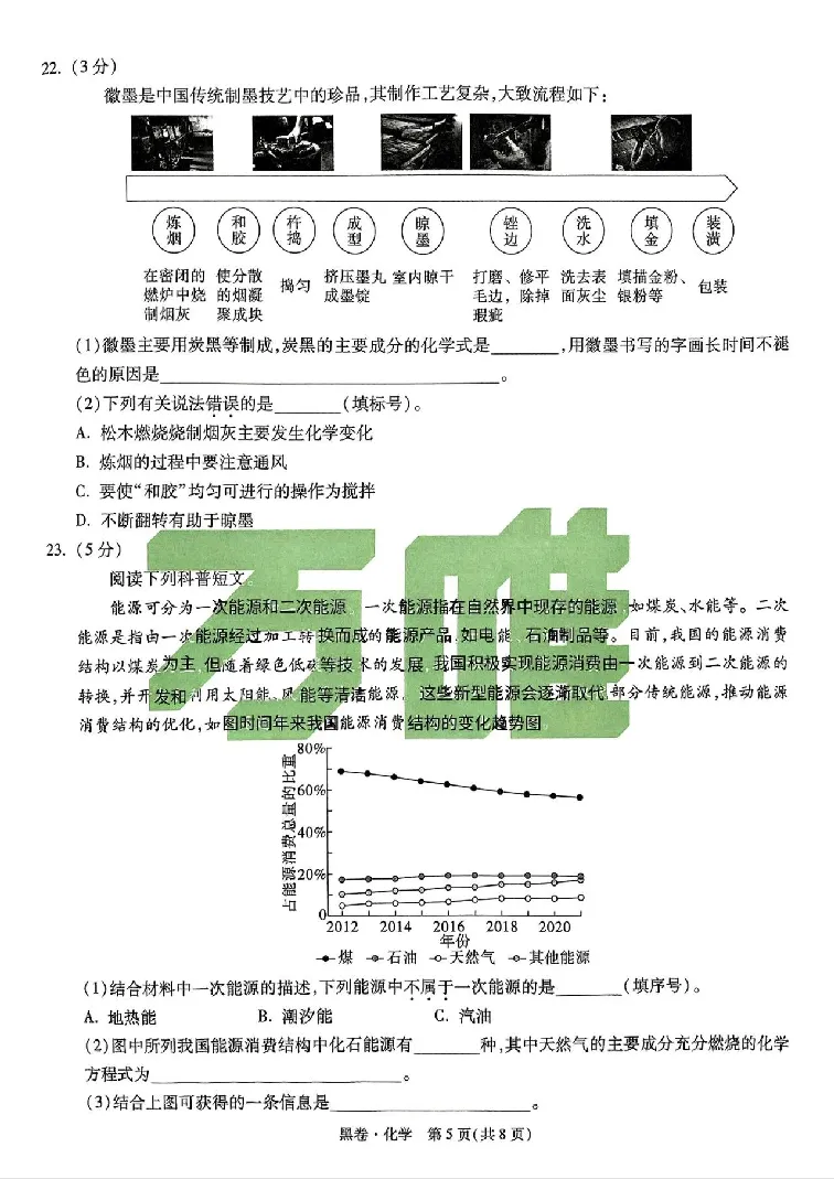 2025《万唯中考&bull;云南黑白卷》化学黑白卷试卷_初中资料合集_2025《万唯中考&bull;黑白卷》多地方版（更30省）_2025《万唯中考&bull;黑白卷》7科全套（云南）
