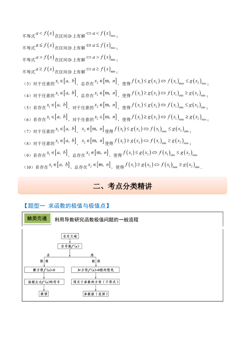 第16讲导数与函数的极值、最值（精讲）-2025年高考数学一轮复习讲义及高频考点归纳与方法总结（新高考通用）解析版_2.2025数学总复习_2025年新高考资料_一轮复习