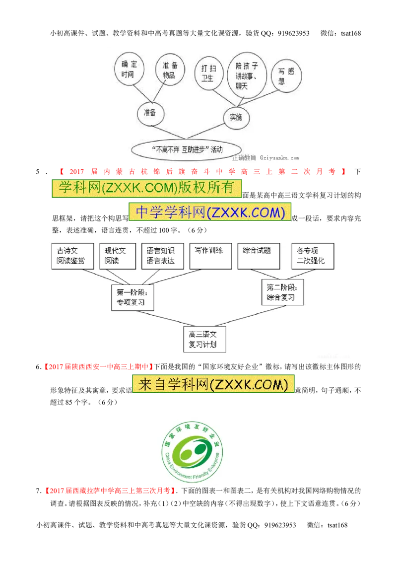 专题18语言运用之图文（测）-2017年高考语文二轮复习讲练测（原卷版）_高语_1高中语文_2017年高考语文二轮复习讲练测（全套打包120份）