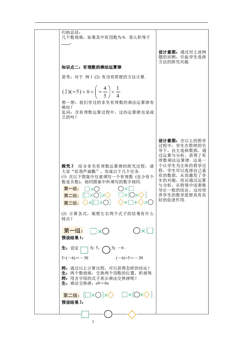1.4.1第2课时有理数乘法的运算律及运用--教案_初中数学人教版_7上-初中数学人教版_7上-初中数学人教版（旧版）赠送_04教案（多套）_教案（第1套）新课标_第1章有理数教案