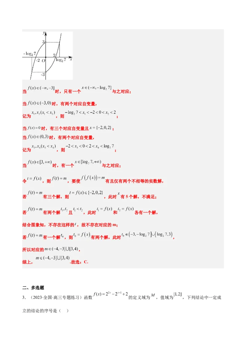 第10练指数与指数函数（精练：基础+重难点）一轮复习讲义2024年高考数学高频考点题型归纳与方法总结（新高考通用）解析版_2.2025数学总复习_2024年新高考资料_1.2024一轮复习
