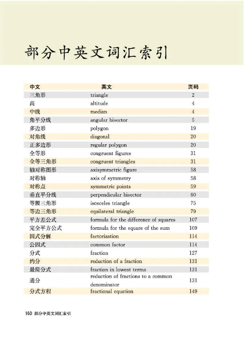 人教版8年级数学上册高清教材_初中数学_八年级数学上册（人教版）_老课标资料