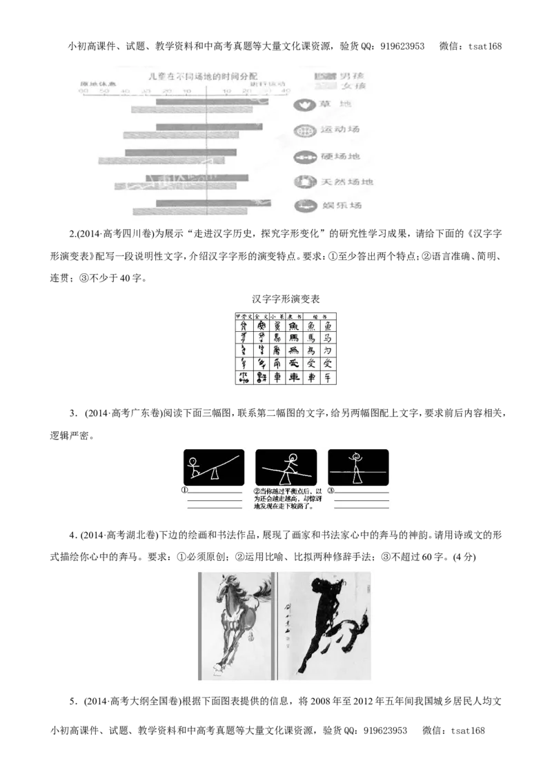 专题10图文转换（教学案）-2017年高考语文一轮复习精品资料（原卷版）_高语_1高中语文_2017年高考语文一轮复习精品资料（教学案+押题专练）（全套打包79份）