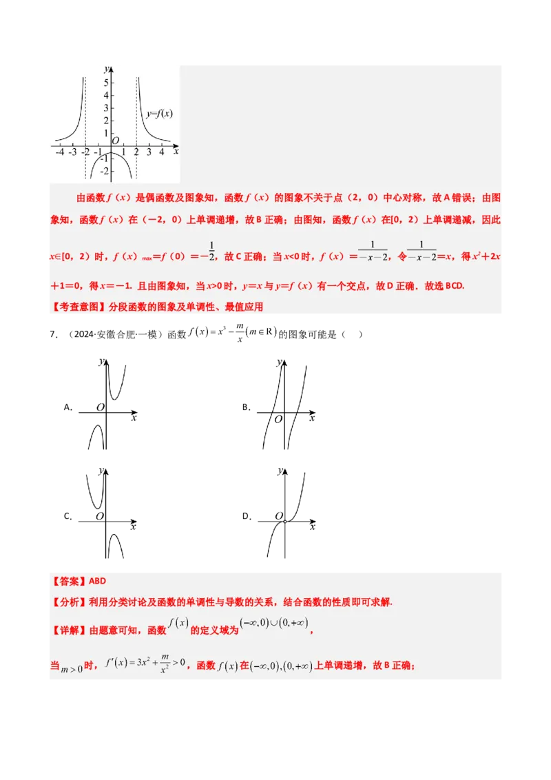 第12练函数的图像（精练：基础+重难点）-2025年高考数学一轮复习讲义及高频考点归纳与方法总结（新高考通用）解析版_2.2025数学总复习_2025年新高考资料_一轮复习