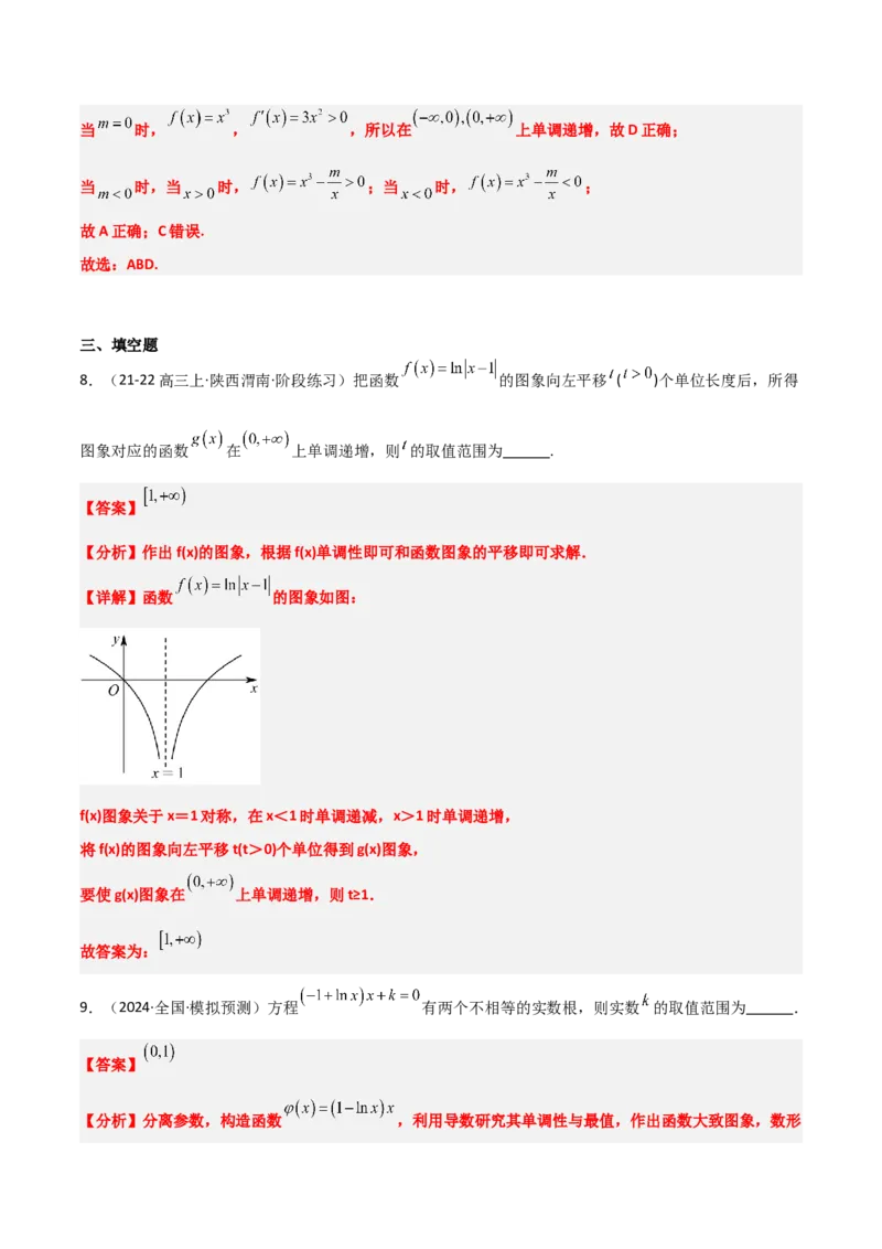 第12练函数的图像（精练：基础+重难点）-2025年高考数学一轮复习讲义及高频考点归纳与方法总结（新高考通用）解析版_2.2025数学总复习_2025年新高考资料_一轮复习