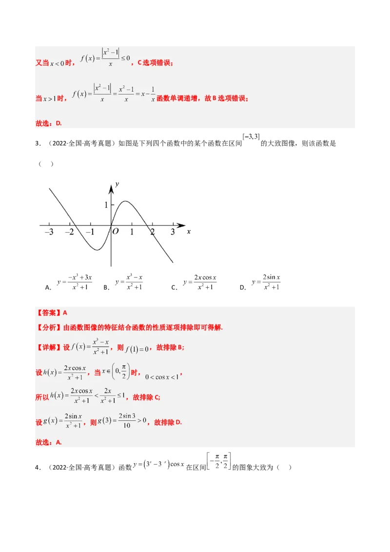 第12练函数的图像（精练：基础+重难点）-2025年高考数学一轮复习讲义及高频考点归纳与方法总结（新高考通用）解析版_2.2025数学总复习_2025年新高考资料_一轮复习