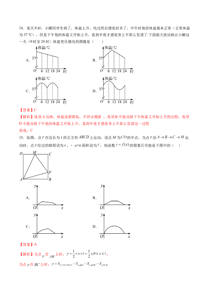 第06讲函数的图象（九大题型）（练习）（解析版）_2.2025数学总复习_2025年新高考资料_一轮复习_2025年高考数学一轮复习讲练测（新教材新高考，含2024高考真题）