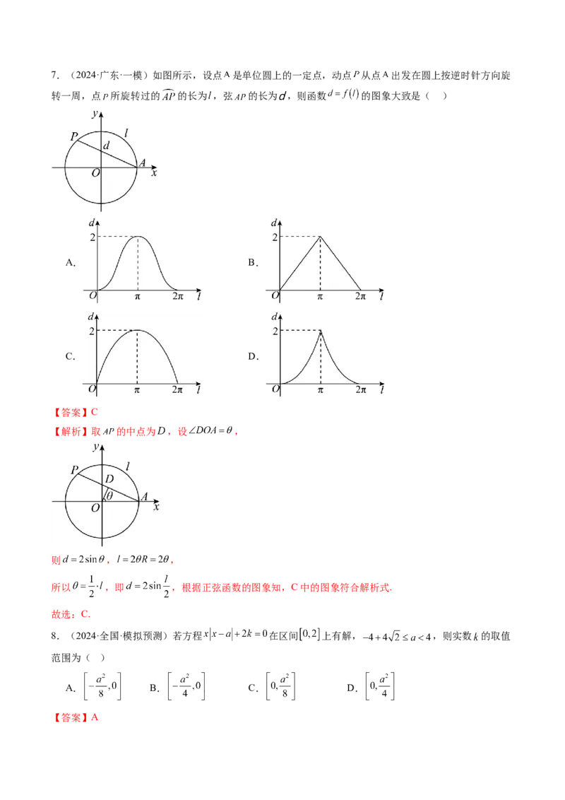 第06讲函数的图象（九大题型）（练习）（解析版）_2.2025数学总复习_2025年新高考资料_一轮复习_2025年高考数学一轮复习讲练测（新教材新高考，含2024高考真题）