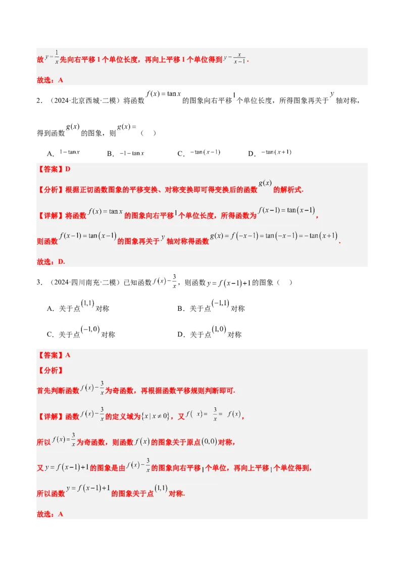 第12讲函数的图像（精讲）-2025年高考数学一轮复习讲义及高频考点归纳与方法总结（新高考通用）解析版_2.2025数学总复习_2025年新高考资料_一轮复习