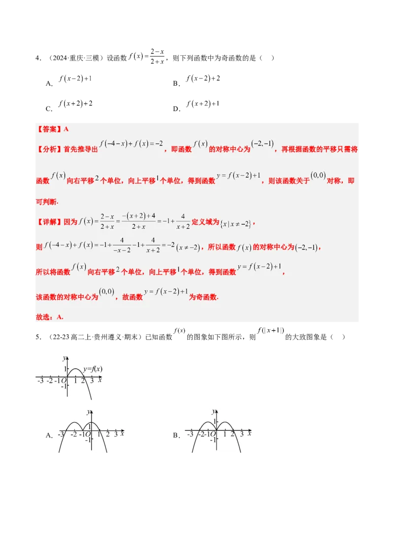 第12讲函数的图像（精讲）-2025年高考数学一轮复习讲义及高频考点归纳与方法总结（新高考通用）解析版_2.2025数学总复习_2025年新高考资料_一轮复习