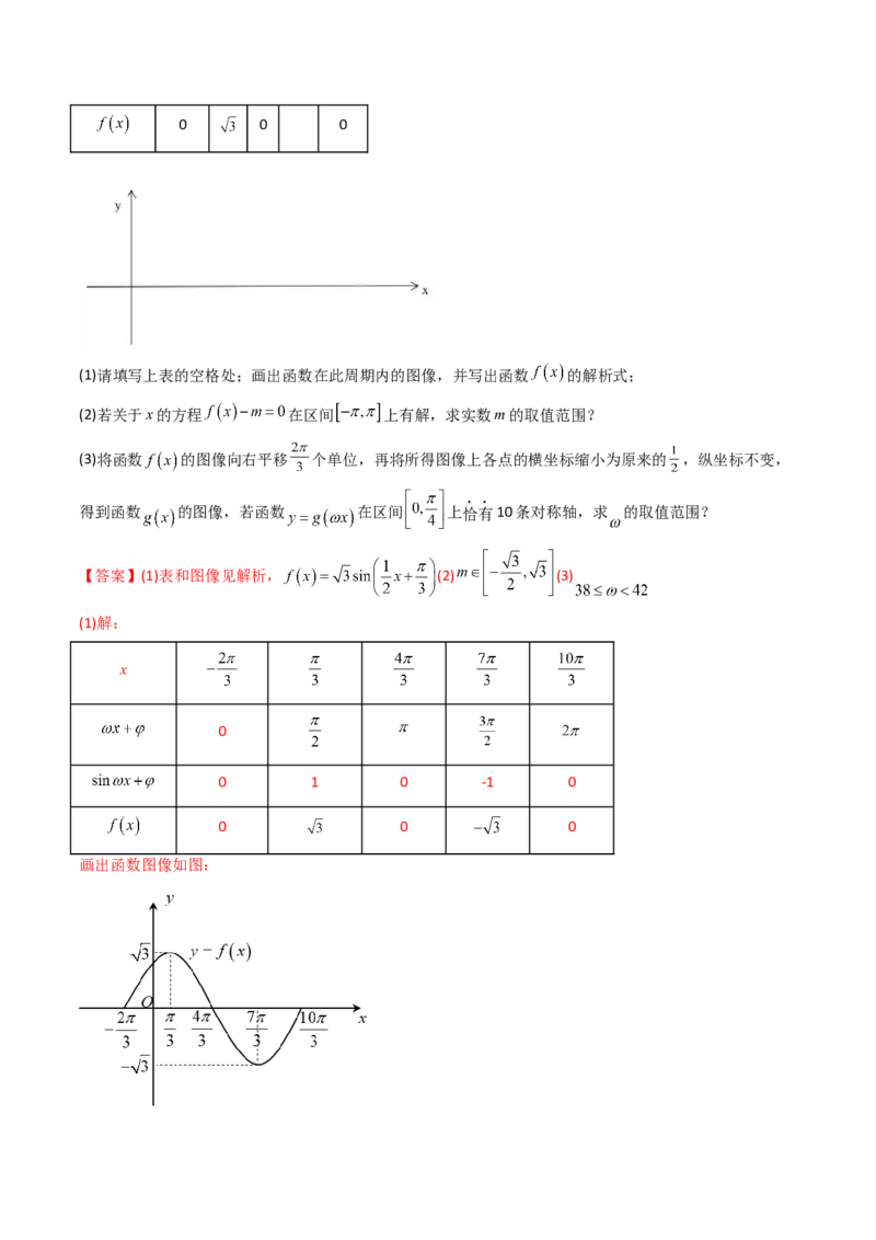 第06讲函数y=Asin(wx&psi;)的图象及其应用(精讲+精练）（教师版）_2.2025数学总复习_2023年新高考资料_一轮复习_2023新高考数学一轮复习（新教材新高考）