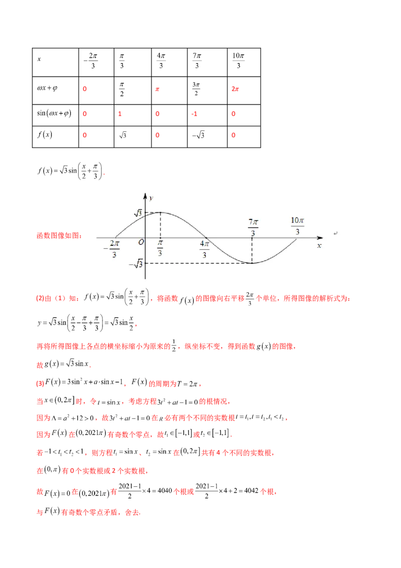 第06讲函数y=Asin(wx&psi;)的图象及其应用(精讲+精练）（教师版）_2.2025数学总复习_2023年新高考资料_一轮复习_2023新高考数学一轮复习（新教材新高考）