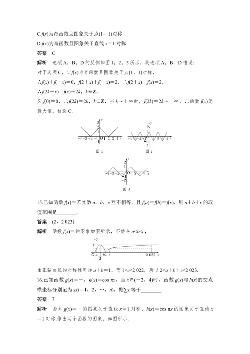 第2章函数概念与基本初等函数Ⅰ第7节　函数的图象_2.2025数学总复习_赠品通用版（老高考）复习资料_一轮复习_2023年高考数学（文科）一轮复习（老高考通用版）_专题教师版word讲义