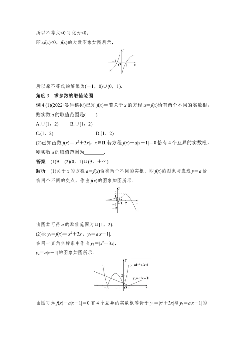 第2章函数概念与基本初等函数Ⅰ第7节　函数的图象_2.2025数学总复习_赠品通用版（老高考）复习资料_一轮复习_2023年高考数学（文科）一轮复习（老高考通用版）_专题教师版word讲义